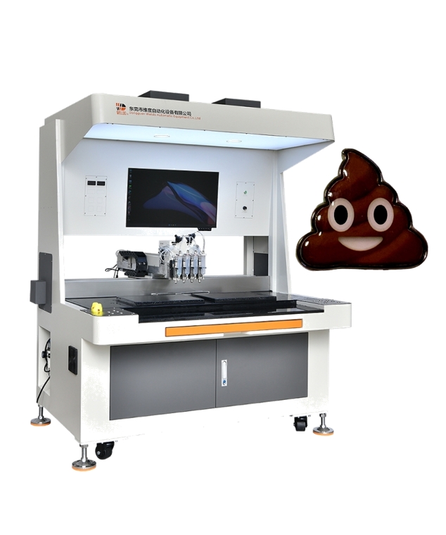 Poop Emoji Enamel Pin Badge Filling Machine – Professional Pin Production Equipment for Custom Emoji Pins